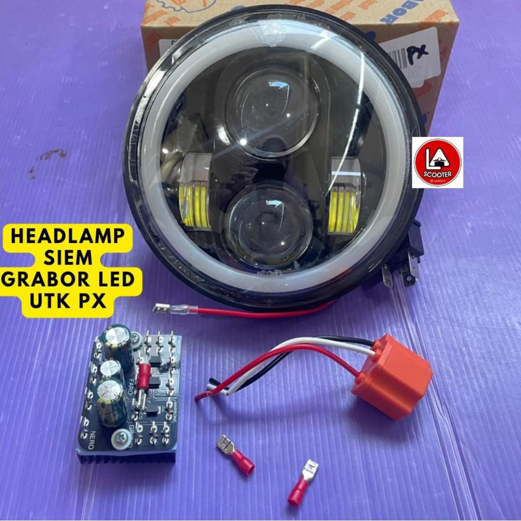 Headlamp siem grabor LED utk px