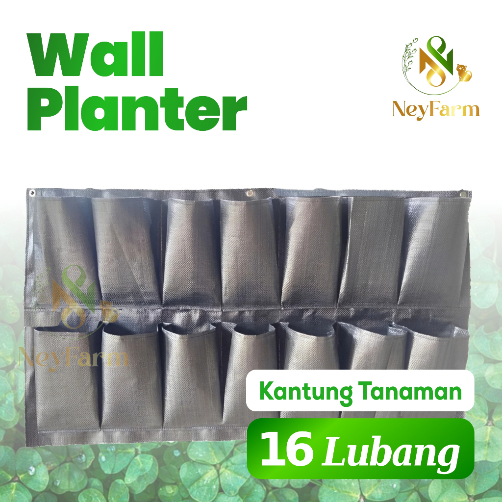 Wall Planter Vertikal Planter Bag Dinding Horizontal