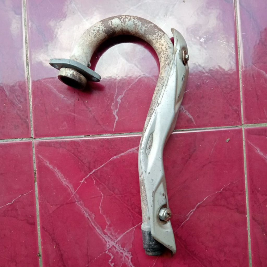 leheran knalpot kepala knalpot kawasaki klx bf D-TRACKER bekas original
