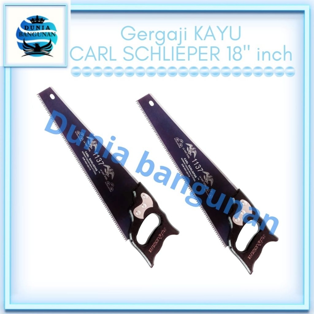 GERGAJI KAYU CAP MATA ORIGINAL CARL SCHLIEPER 18 INCH GRAJI KAYU TAJAM