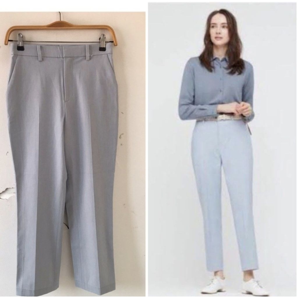 Uniqlo Smart Ankle 2 Way Pants Baby Blue S