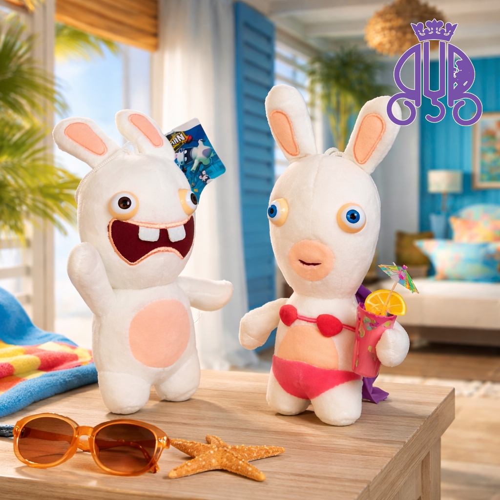 Boneka karakter kelinci Raving Rabbids