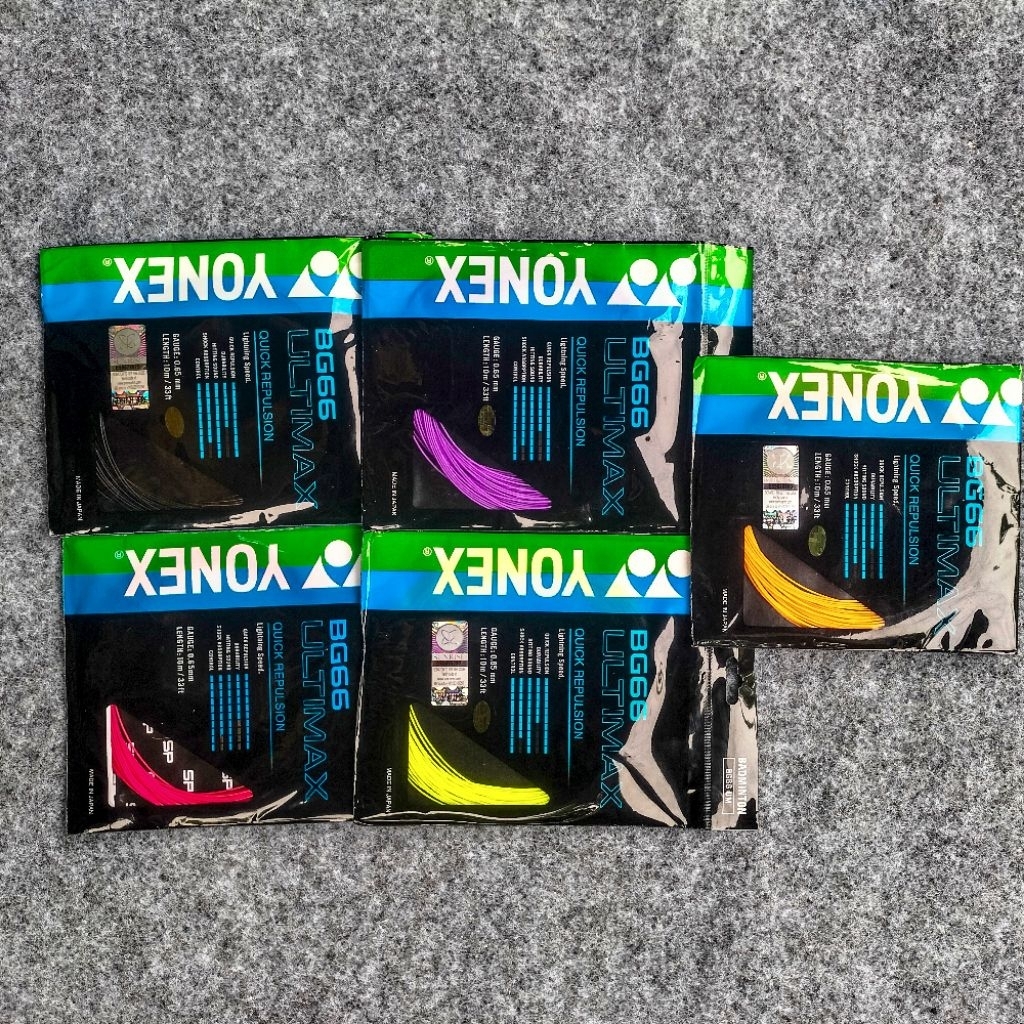 SENAR TALI RAKET BADMINTON YONEX BG 66 ULTIMATEX