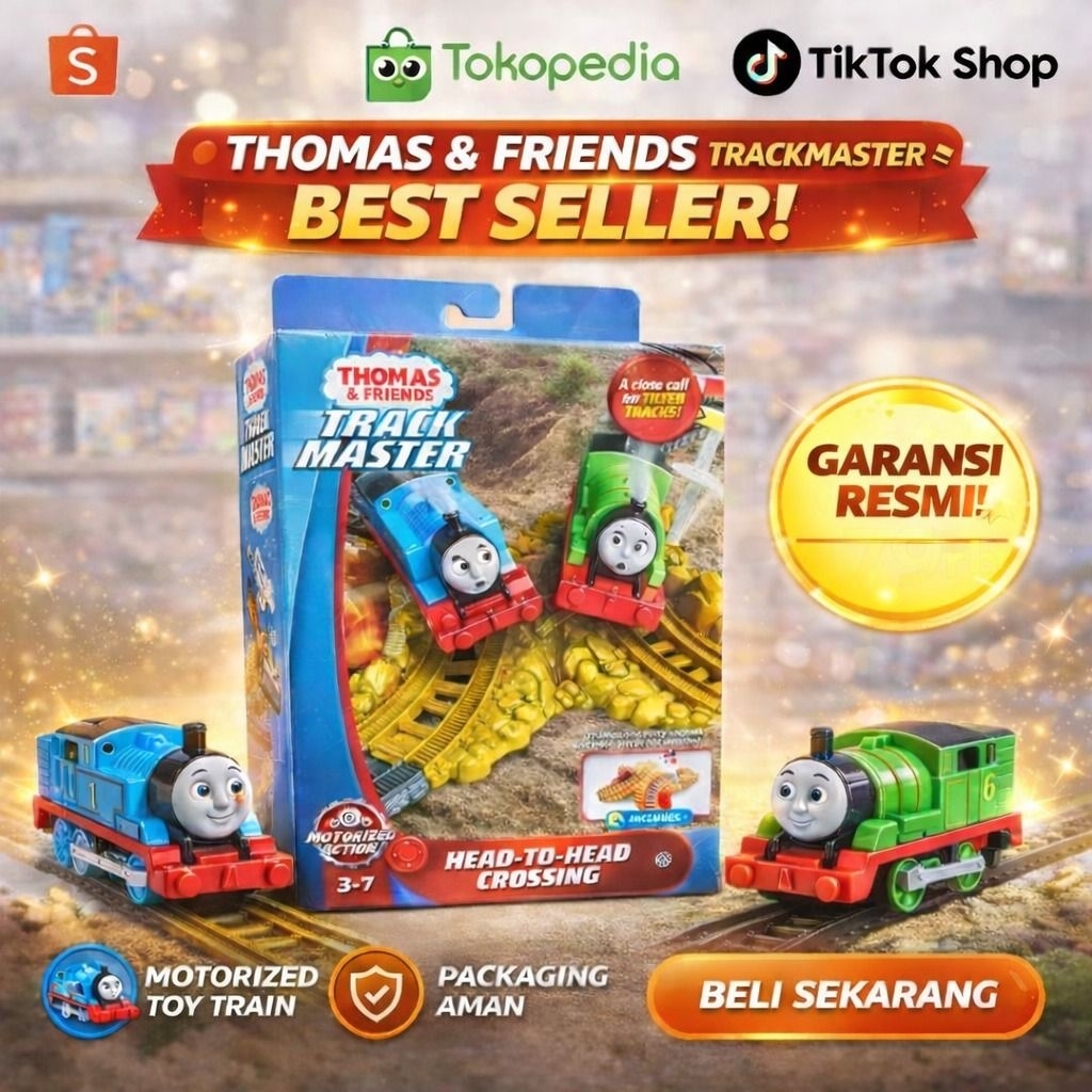 Mainan Anak Thomas & Friends Track Master Diecast Kereta Api Track Set
