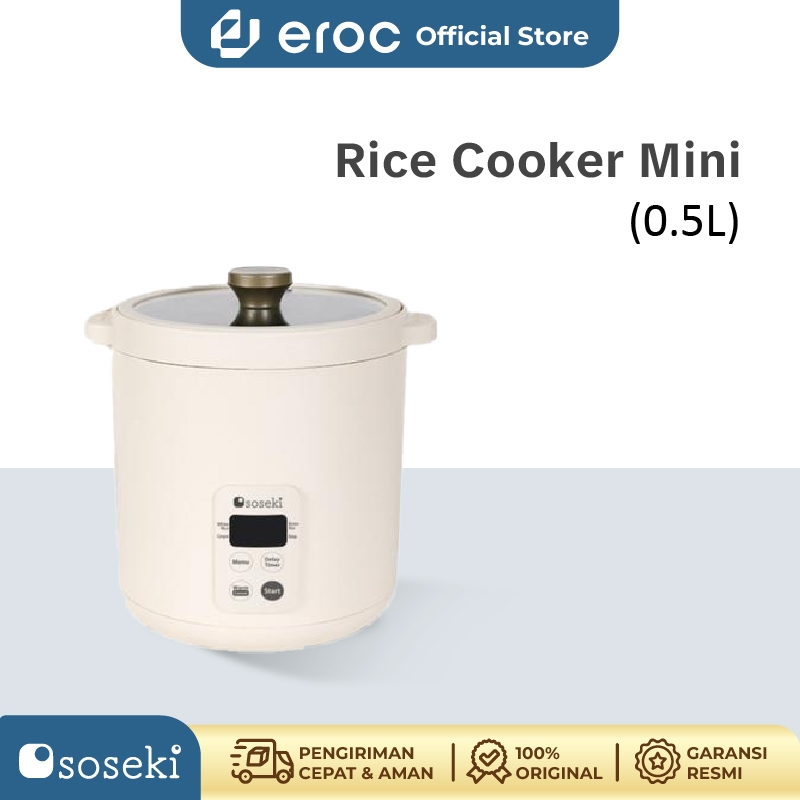SOSEKI Digital Rice Cooker Mini 0,5 & 0,8 Liter