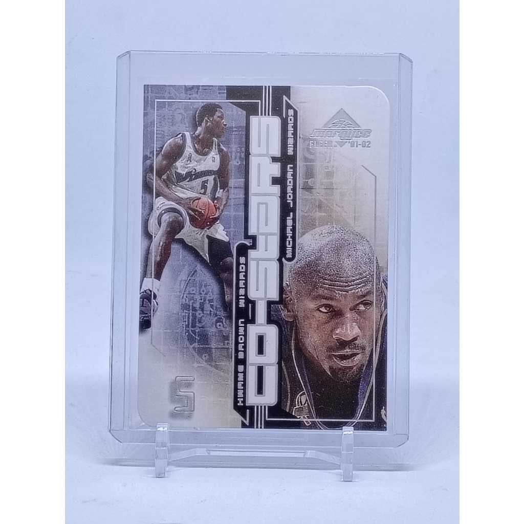 ORIGINAL Kartu Basket NBA 2002 Fleer Skybox Co-Stars Michael Jordan WIZARDS - VERY RARE