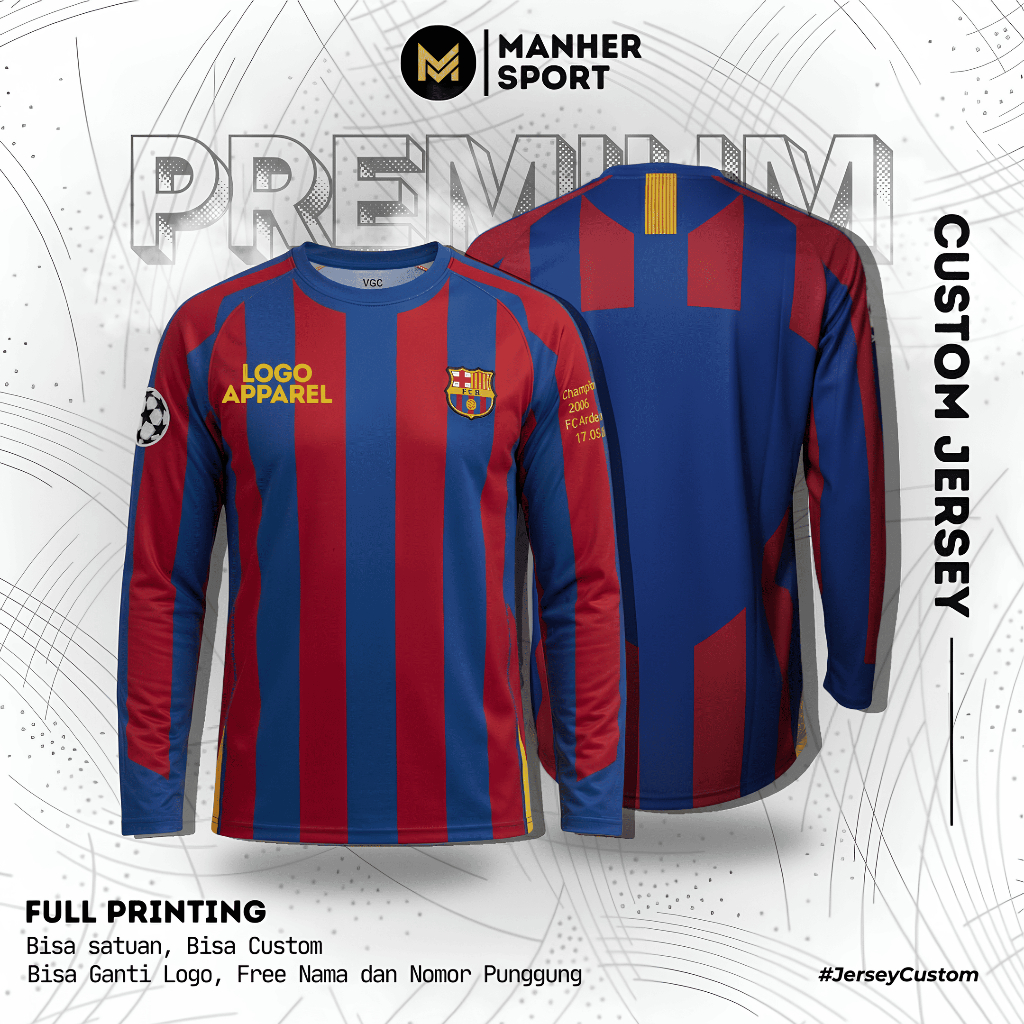 Jersey Barcelona 2006 Full Printing