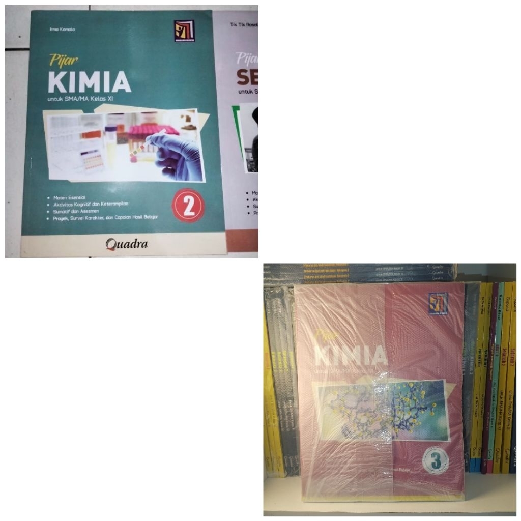 Buku Latihan Quadra Pijar Kimia SMA Kelas 10-12 Kurikulum Merdeka