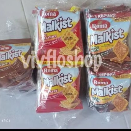 Malkist Roma Crackers / Malkist Abon / Malkist Coklat (isi 10)