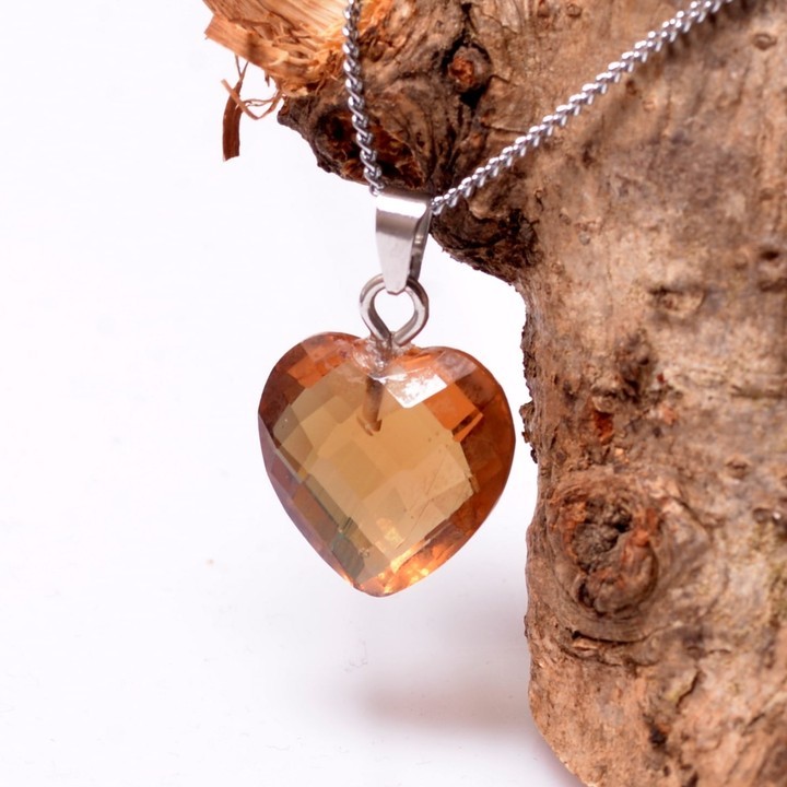 Zultanite Stone Women Silver Necklace - Made In Turkey - With Certificate - Free Gift Chain