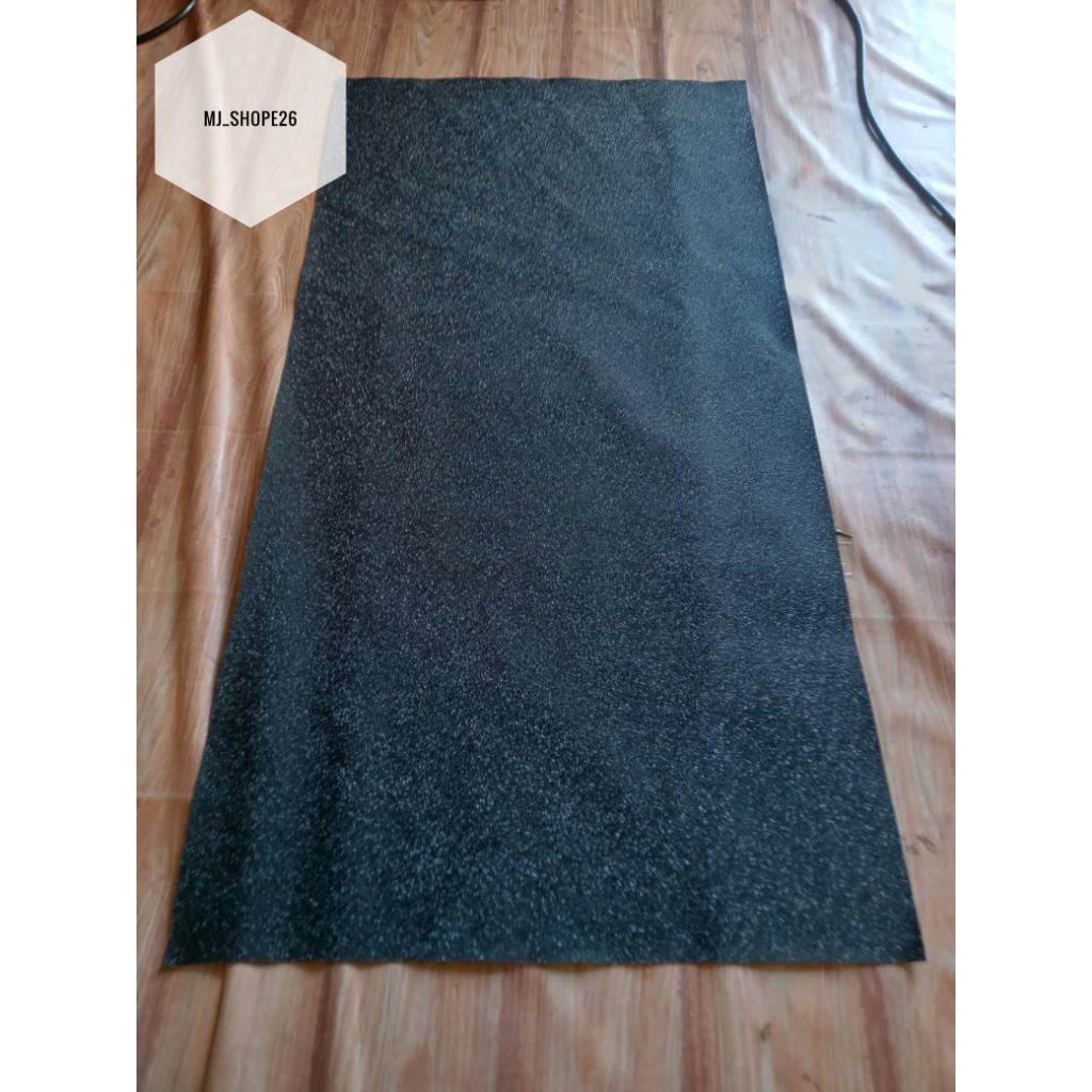 Kulit jok motor lembaran polosan motif "amplas" Warna hitam/cover jok/kain jok motor