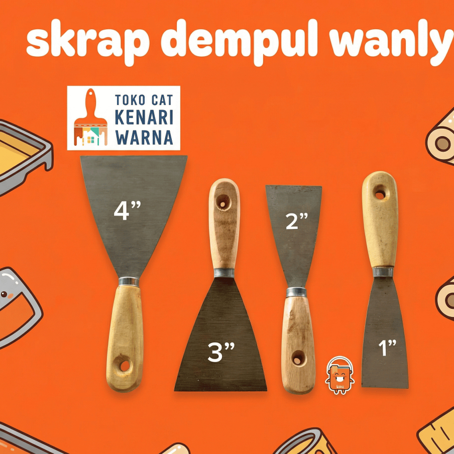 SKRAP DEMPUL WANLY - SKRAP DEMPUL GAGANG KAYU
