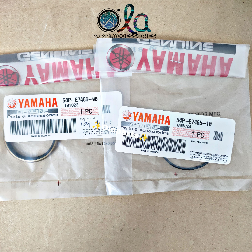 Seal Oring Pully CVT set Mio J, Fino 115 Original Yamaha ( 54P-E7465-00 & 54P-E7465-10 )
