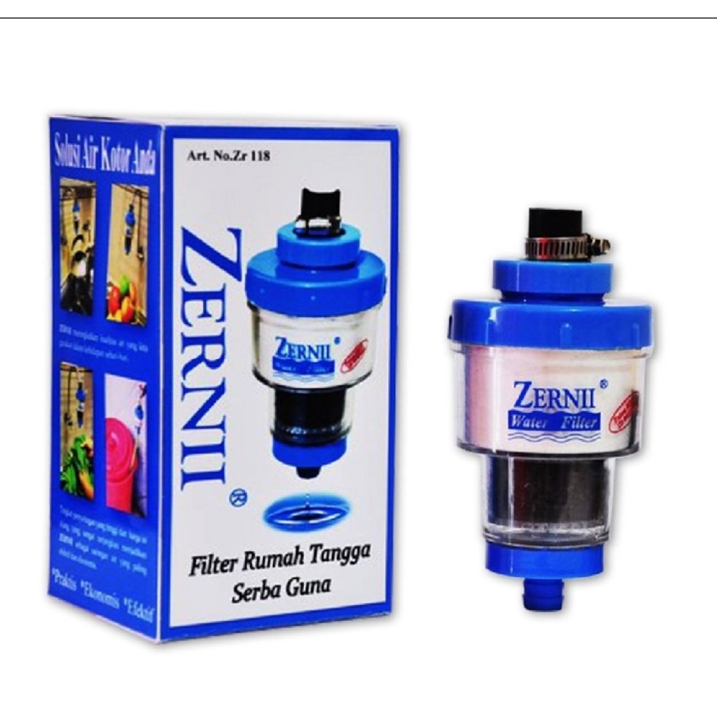Filter Air Kran Zernii - Saringan Air Praktis dengan Penyaringan Ganda