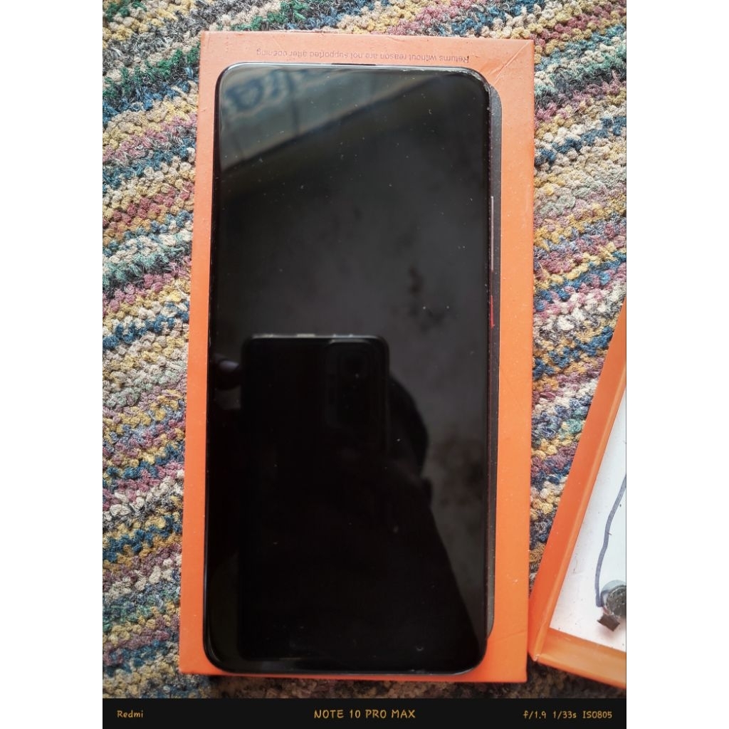 LCD ori Copotan Poco F2 pro + frame + tombol + sidik jari