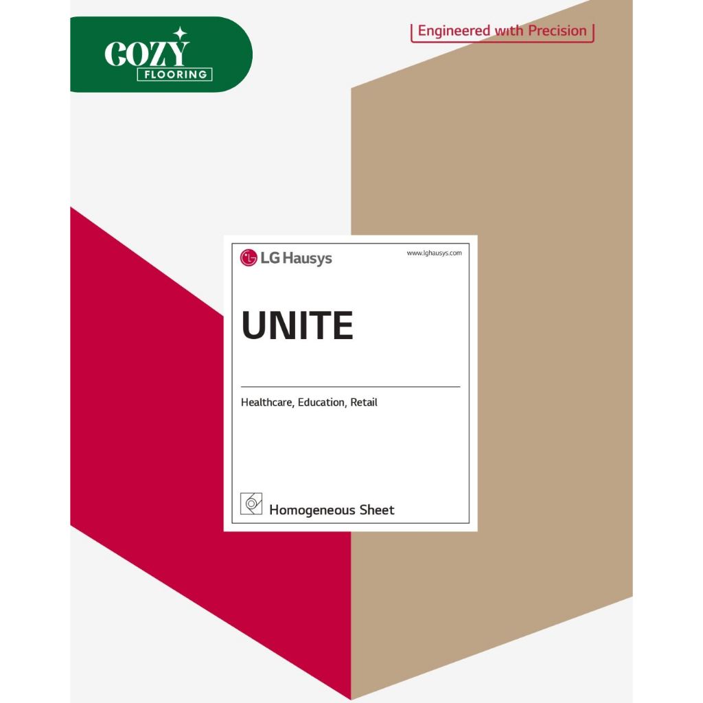 Vinyl Roll LG Unite tebal 2mm | Vinyl Rumah Sakit anti bakteri | LG Hausys