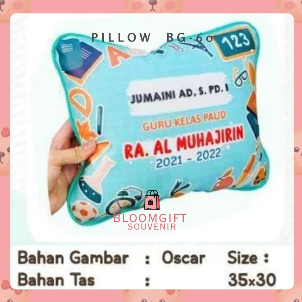 Bantal Custom Anak/ SOUVENIR CUSTOM/SOUVENIR ANAK/SOUVENIR ULTAH/TAS ULTAH/TAS ANAK