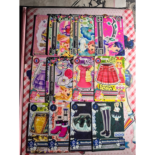 [UPDATE SOLD SWIPE] Aikatsu card collection official dari mesin, tebus murah normal/cp/acc/id card