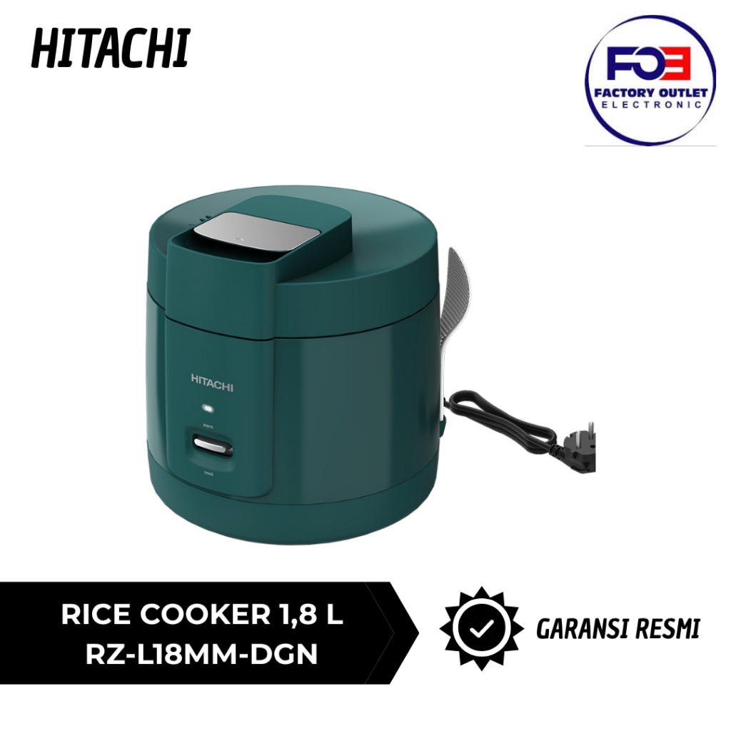HITACHI RICE COOKER 1,8 LITER - RZ-L18MM-DGN