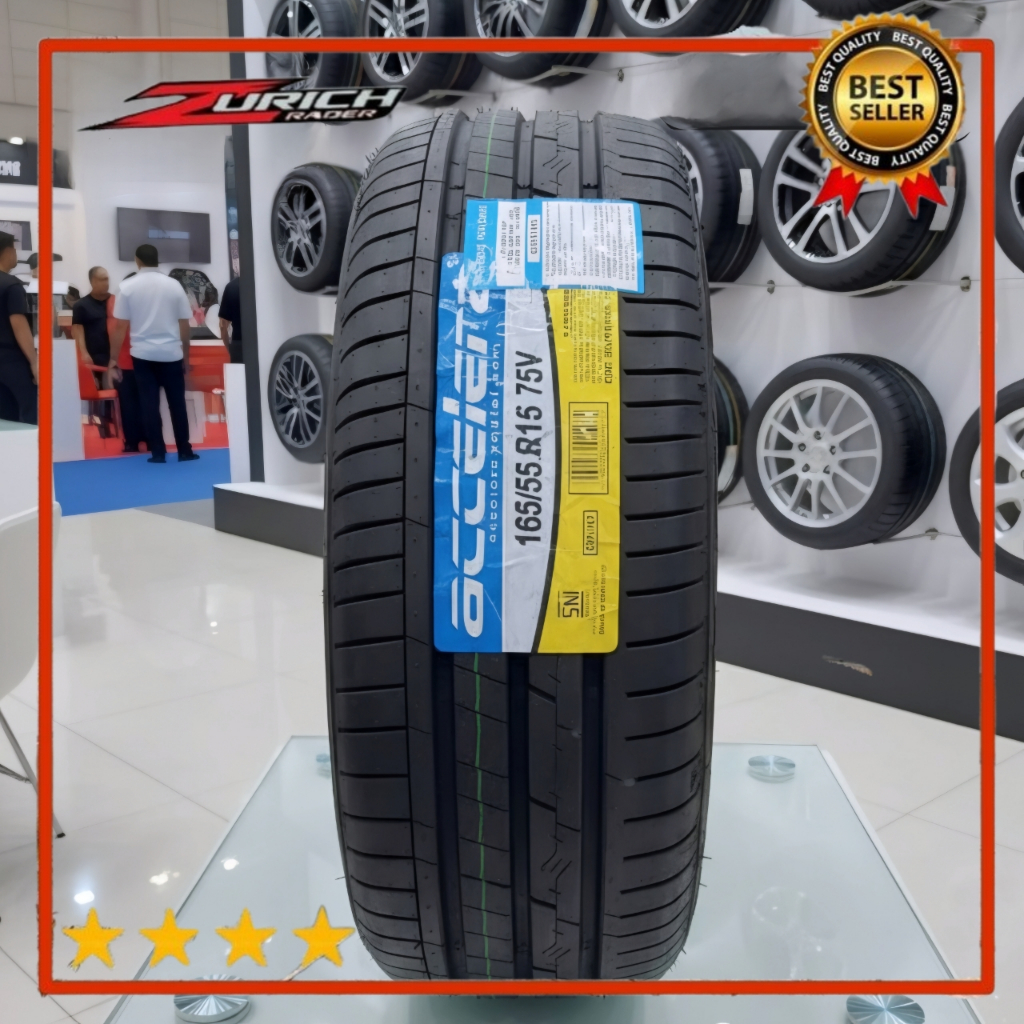 Ban Mobil Ukuran 165 55 R15 Merk Accelera Iota Evt 165/55/R15 Tubles
