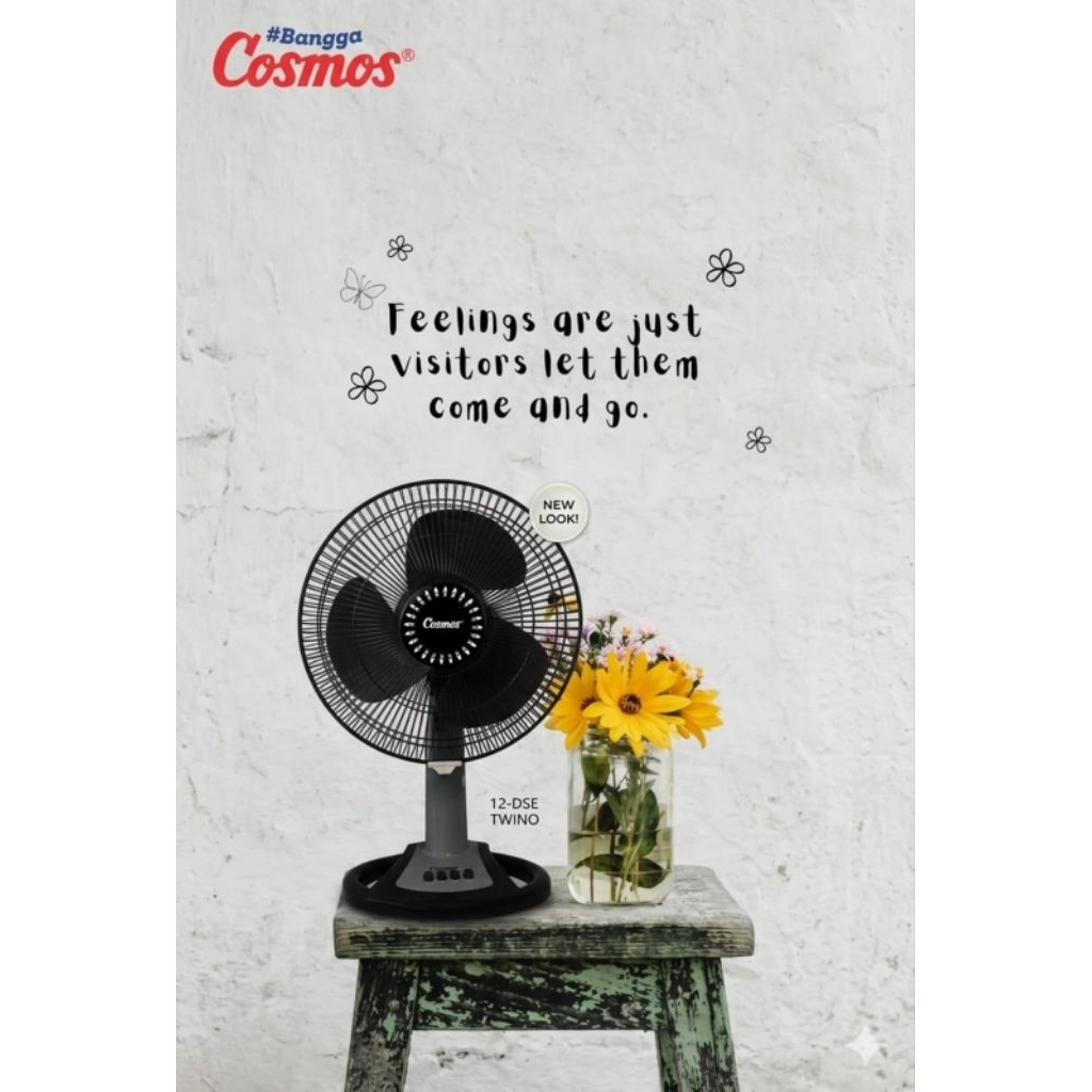 Kipas Angin Duduk Cosmos 12inch 12 DSE