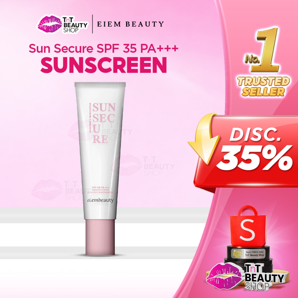 Eiem Beauty Sunscreen 30ML Sunsecure SPF35+++ Brightening Sunscreen | TnT Beauty Shop