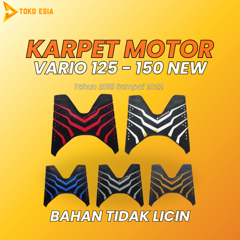 Karpet Motor Vario - Alas Kaki Motor Vario 150 125  - Keset Motor Vario 150 New