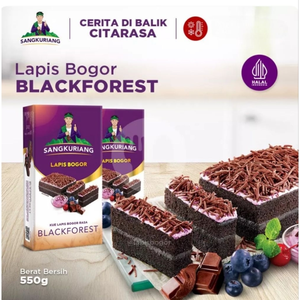 Lapis Talas Bogor Sangkuriang Blackforest