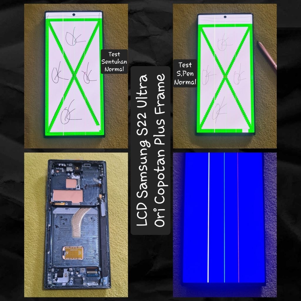 LCD SAMSUNG S22 ULTRA ORI COPOTAN PLUS FRAME