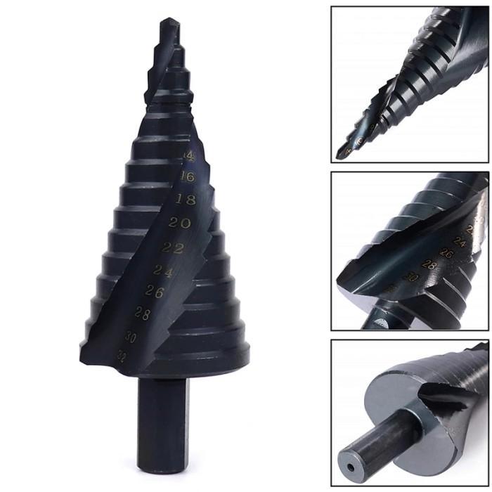 pagoda bor pagoda mata bor mata bor Pagoda besi kerucut  Mata Bor Tingkat Untuk Baja Besi Universal