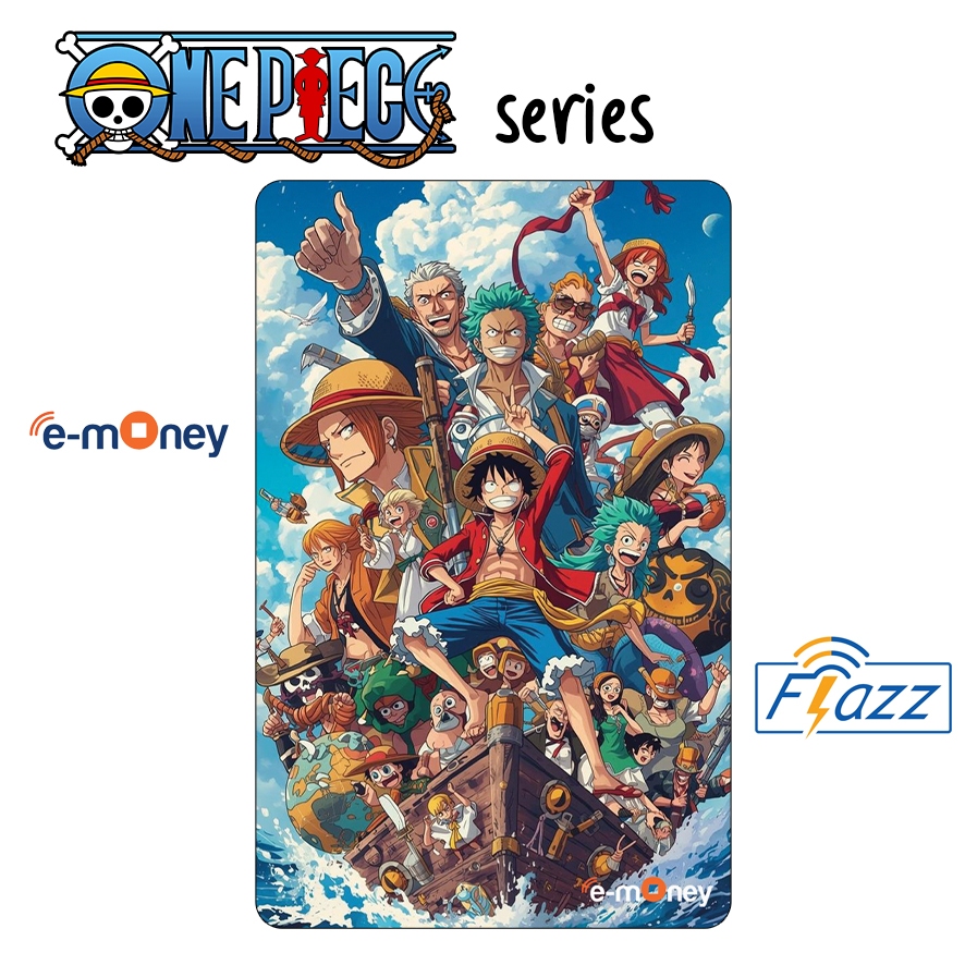 Custom Emoney Flazz One Piece - Kartu Etoll Busway Mandiri BCA