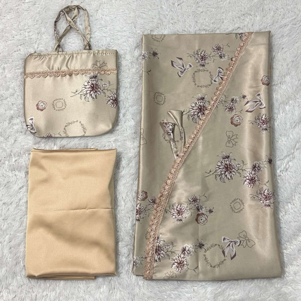 mukena silk premium 2in1 / mukena silky premium / mukena silk / mukena silky