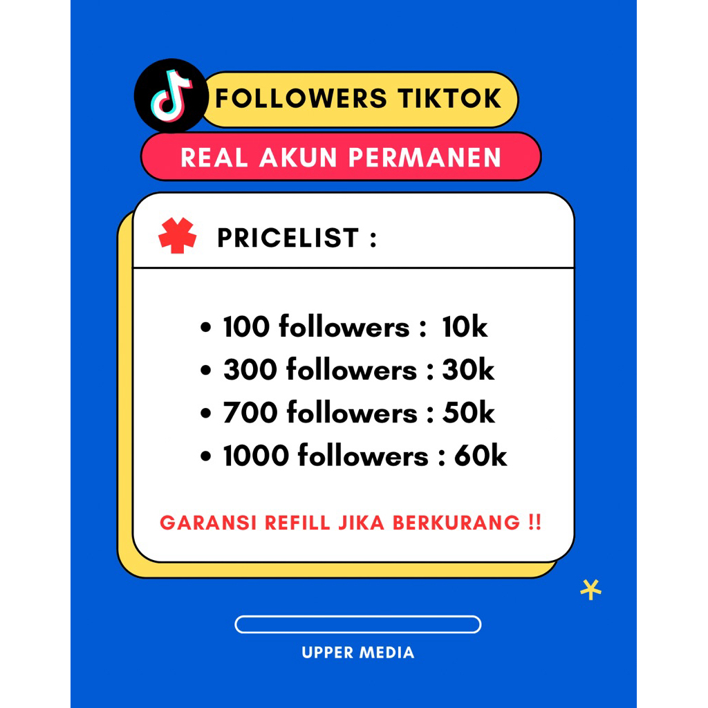 JASA TAMBAH FOLLOWERS TIKTOK