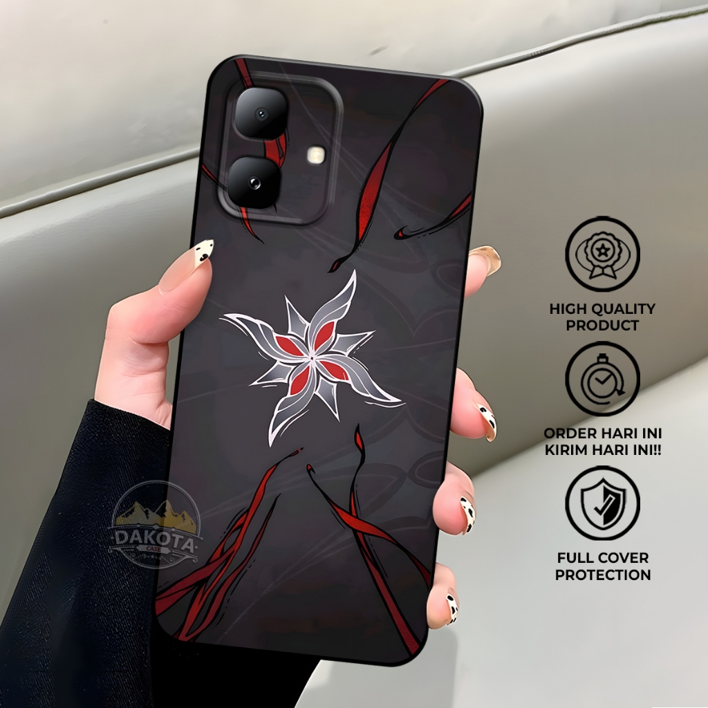 Dakota Case | Softcase Infinix Smart 20 10 10 Plus Motif Genshin Theme - Case Silikon Full Cover Inf