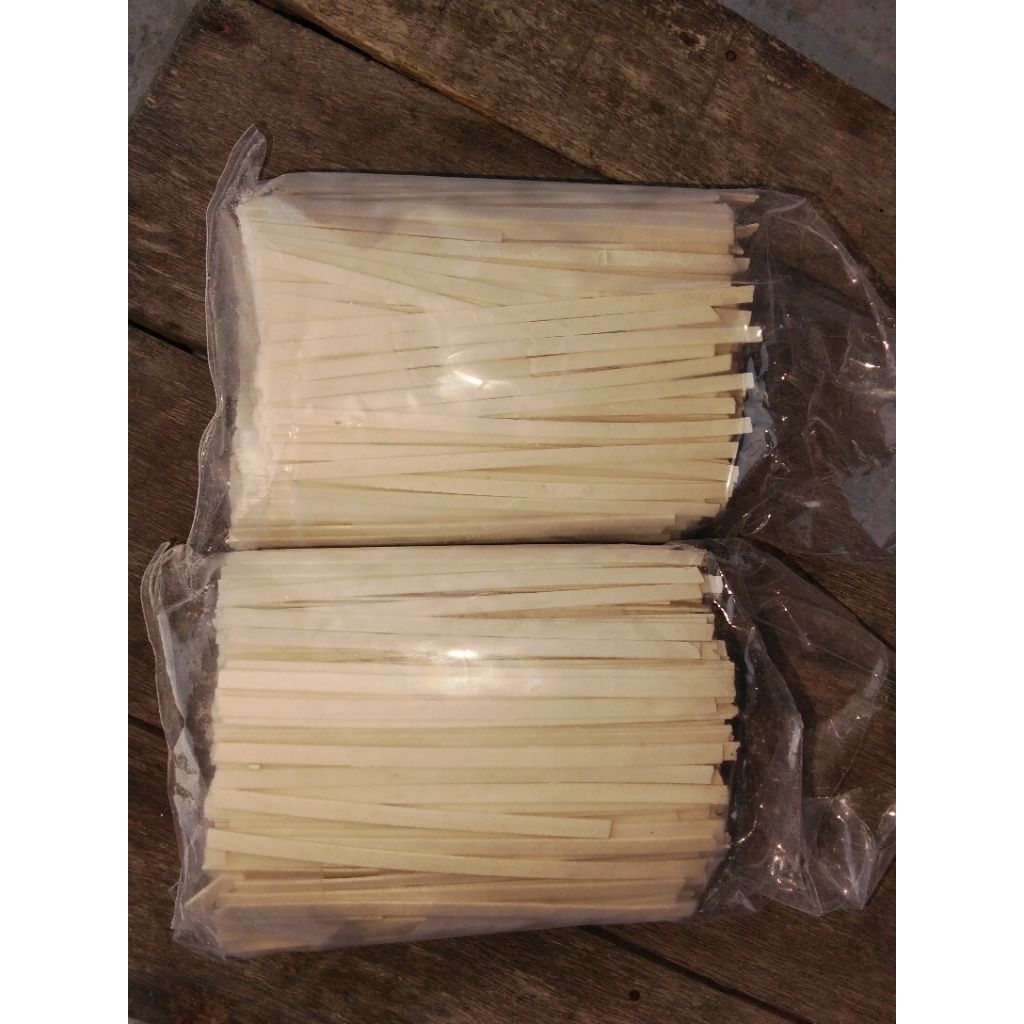 Mie Lidi Gepeng Mentah