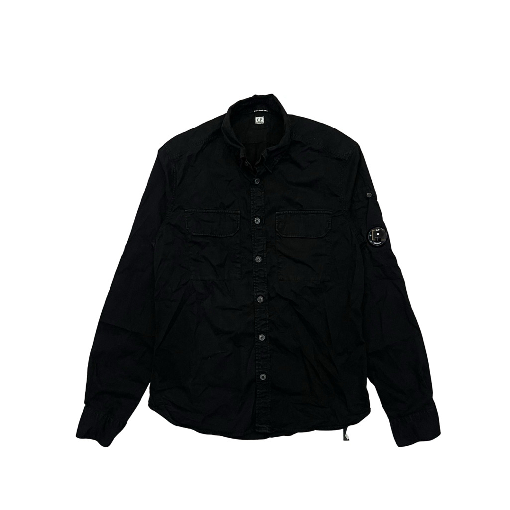 CP COMPANY OVERSHIRT GABARDINE BLACK S