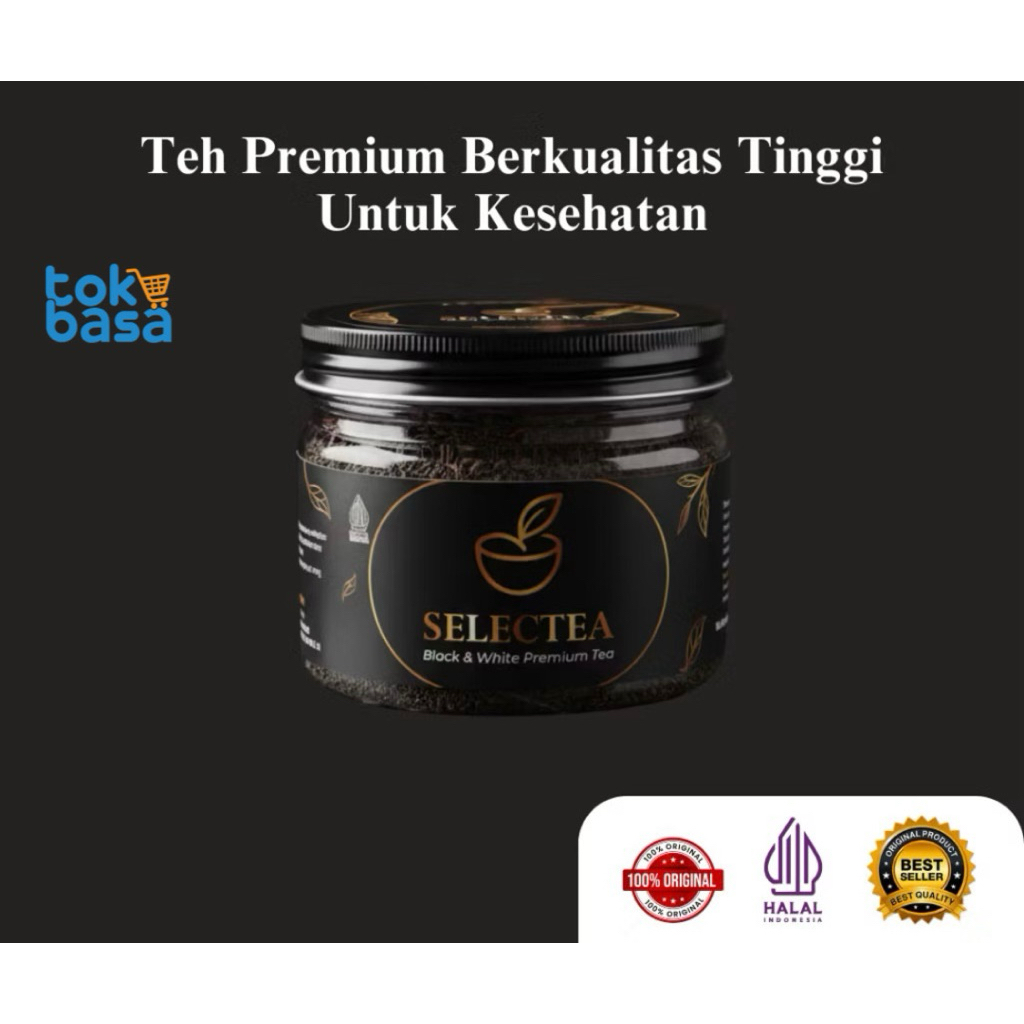 Selectea / Teh Hitam Putih Premium / 125Gram / Teh Kesehatan / Teh Herbal