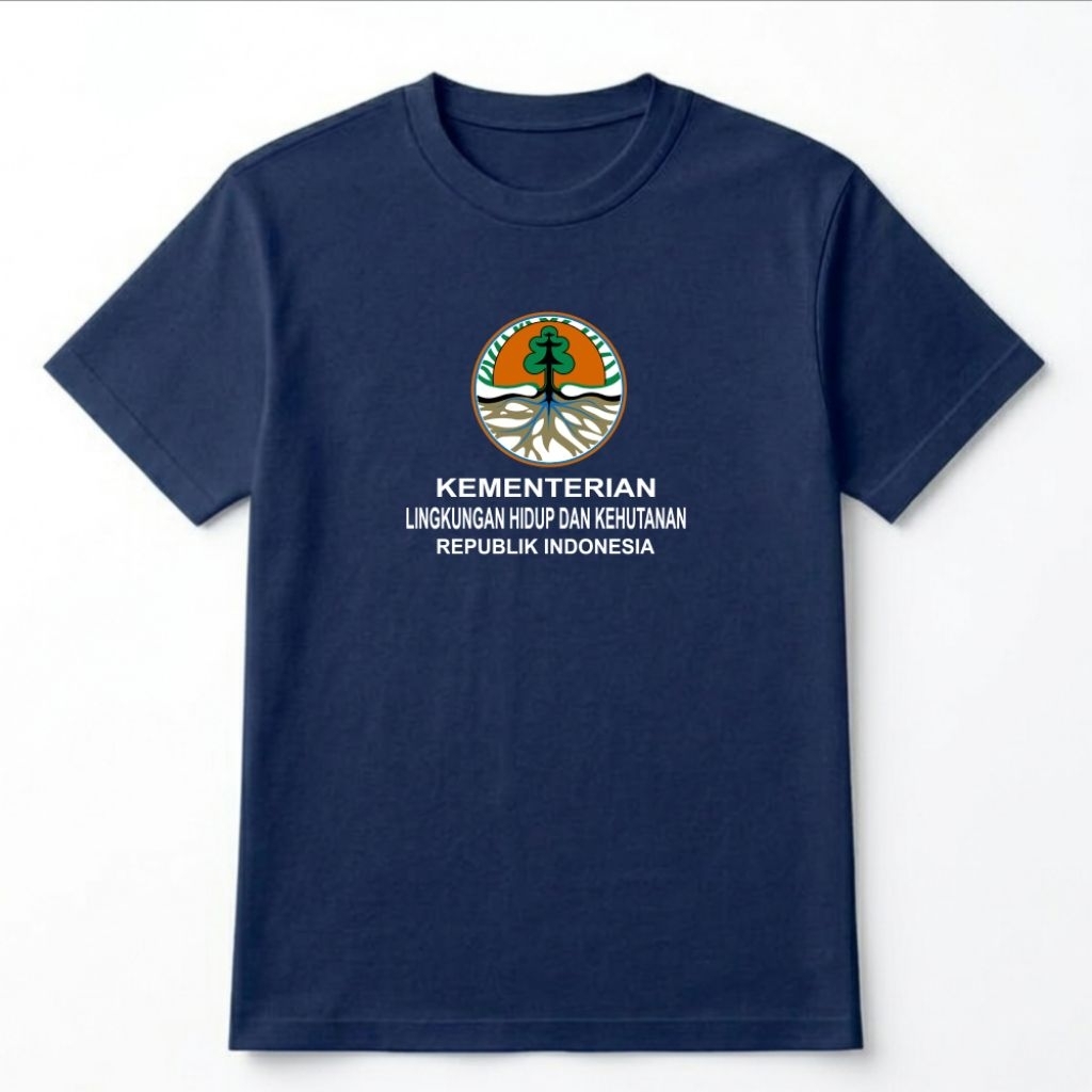 Kaos KEMENTRIAN LINGKUNGAN HIDUP Baju KEMENTRIAN LINGKUNGAN HIDUP Ukuran S-5XL