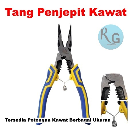 Tang Pemotong Kabel Listrik Tang Pengupas Penjepit Kawat Multifungsi Alat Tukang