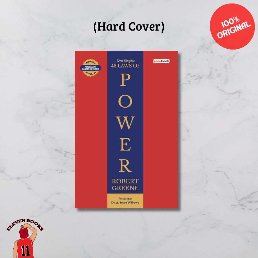 Eleven Books Buku Terjemahan Hard Cover Versi Ringkas The 48 Laws of Power - Robert Greene (Renebook