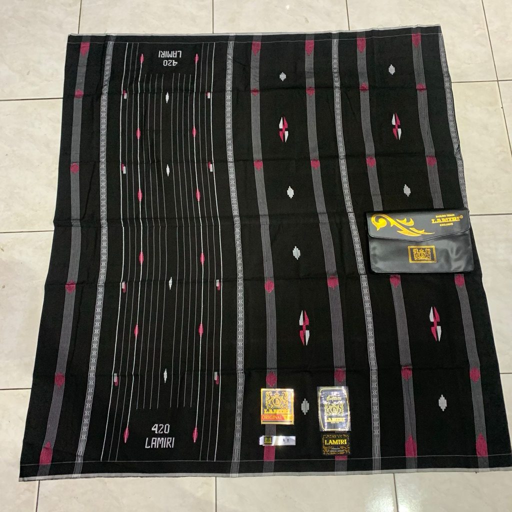 sarung tenun lamiri S-90 benang 420
