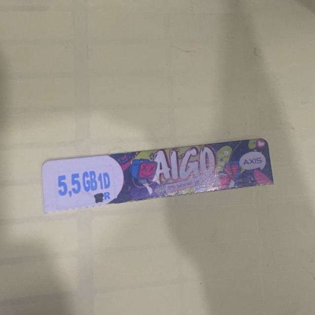 axis 5,5GB satu hari / Voucher axis aigo (5,5GB) 1hari