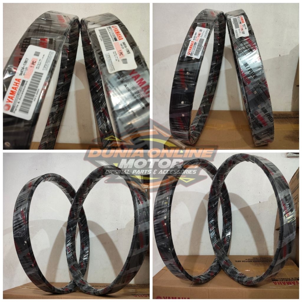 VELG DEPAN BELAKANG VEGA RR HITAM ASLI ORIGINAL YGP