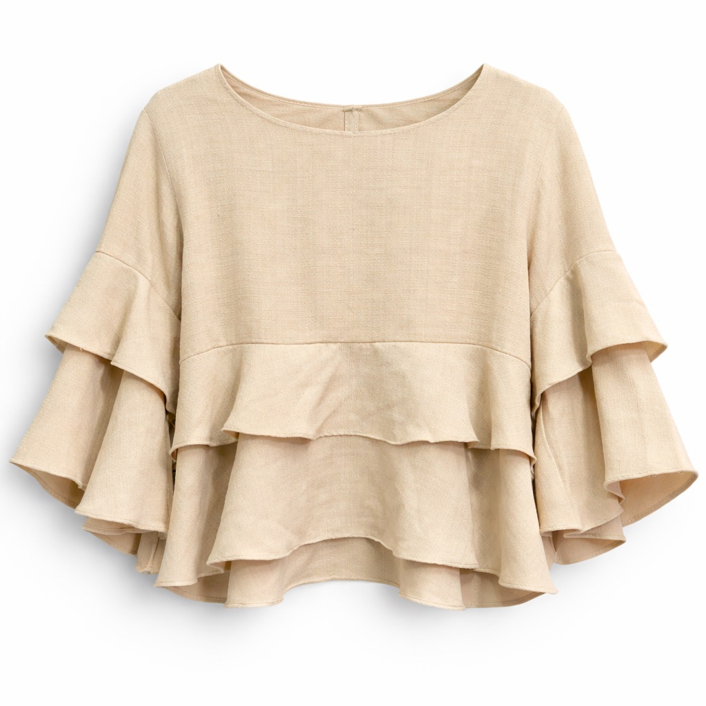 PRELOVED RUFFLE BLOUSE
