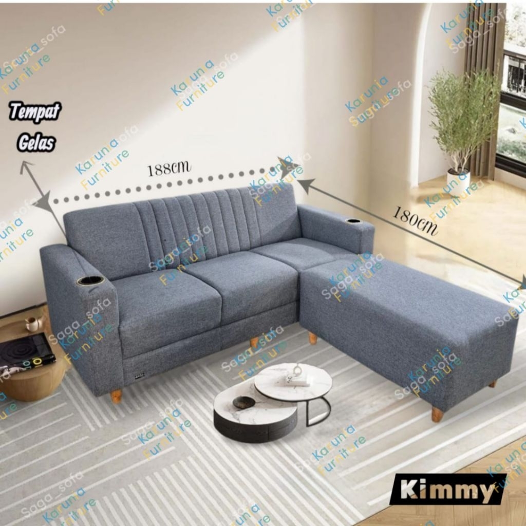 Sofa Saga L-kimmy Minimalis