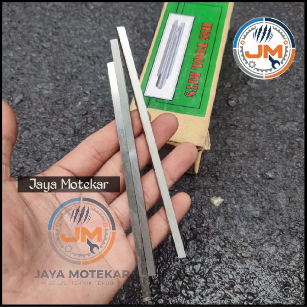 Mata Bubut Pahat Besi HSS Tool Bits Square - Pahat Bubut Kotak Ukuran  3/16 x 6