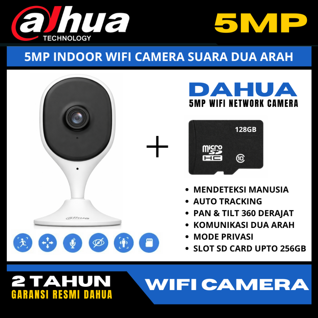 dahua wifi camera 5mp 3mp C5a C3a ip camera smart home kamera wireless