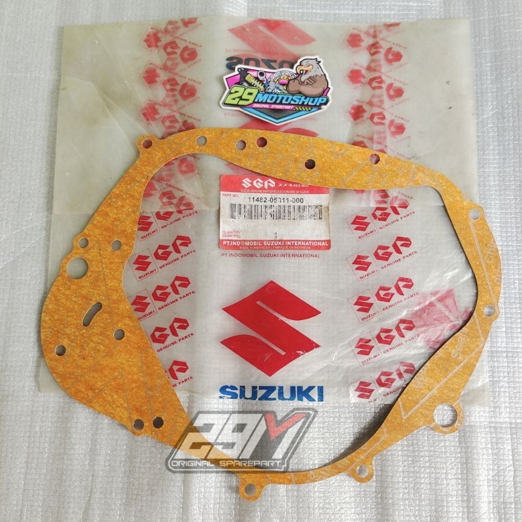 Paking Gasket Blok Bak Mesin Kanan Kopling Suzuki Thunder 125 Original SGP