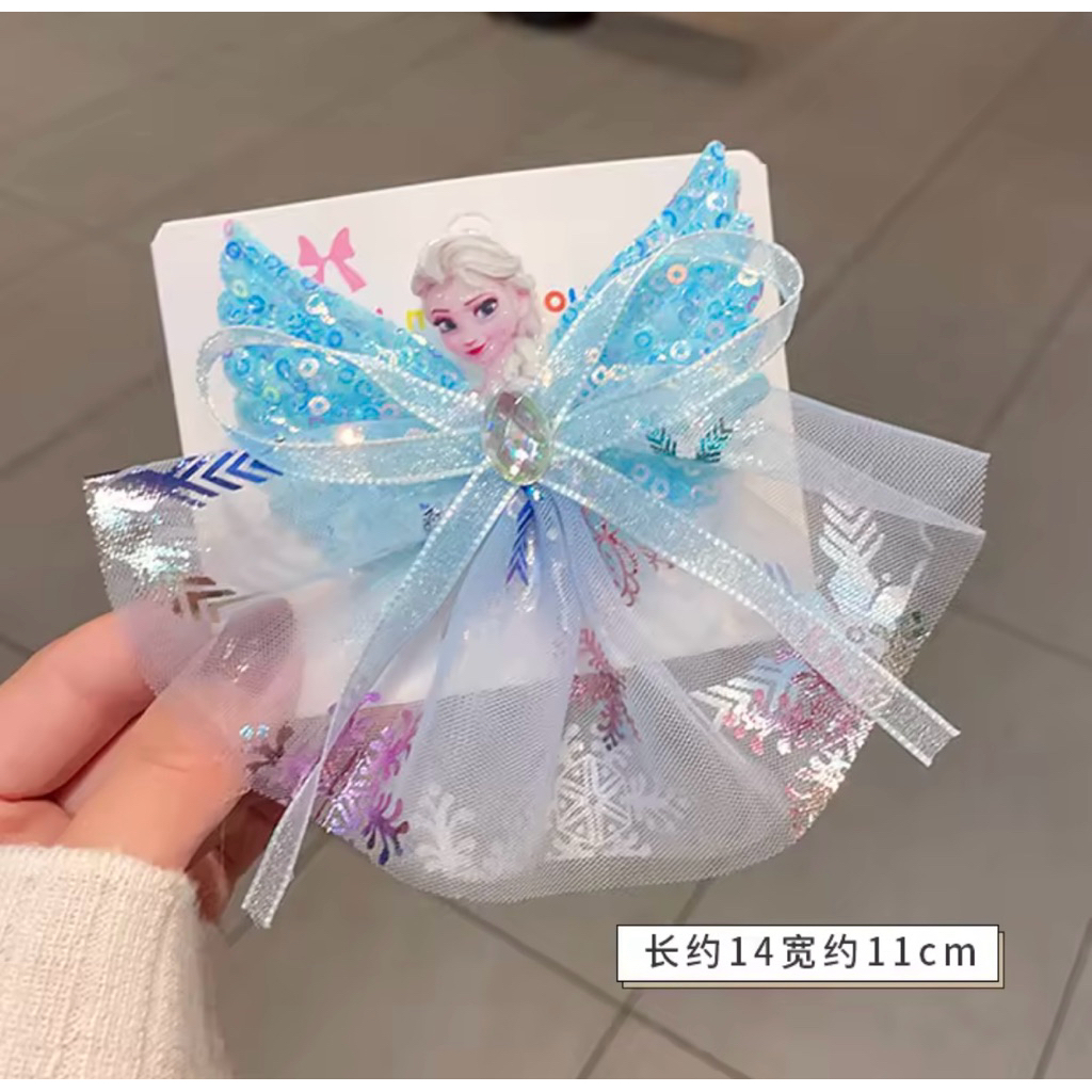 jepit rambut anak anak elsa frozen besar lucu