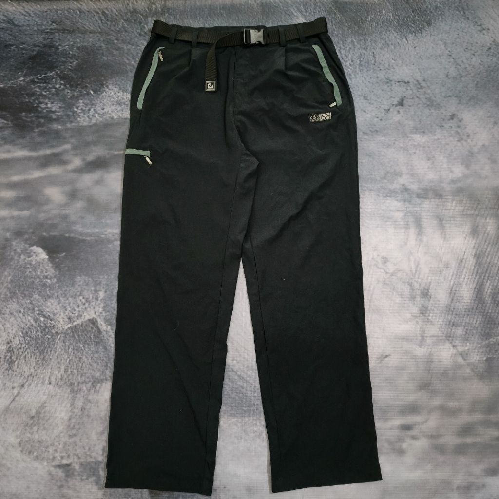 celana outdoor hiking semi cargo hitam kolon sport